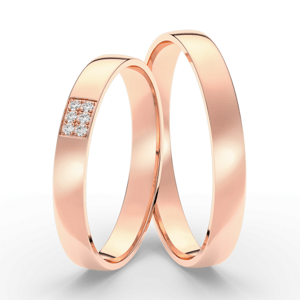SOFIA zlatý pánský snubní prsten ML65-60/DX6-3MRG