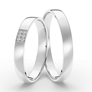 SOFIA zlatý pánský snubní prsten ML65-60/DX6-3MWG