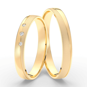 SOFIA zlatý dámský snubní prsten ML65-60/G-3WYG