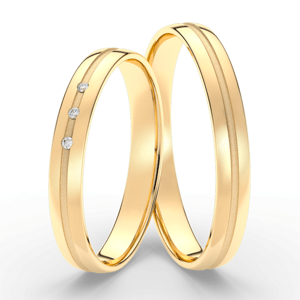 SOFIA zlatá dámský snubní prsten ML65-60-S-V_STREDE-3WYG