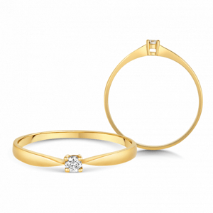 SOFIA DIAMONDS zlatý zásnubní prsten CK5000522L1250