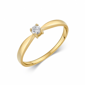 SOFIA DIAMONDS zlatý zásnubní prsten CK5000523L1250