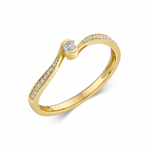 SOFIA DIAMONDS zlatý zásnubní prsten CK50004481250
