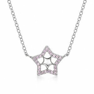 SOFIA stříbrný náhrdelník AEAN0614PZ/R40+10