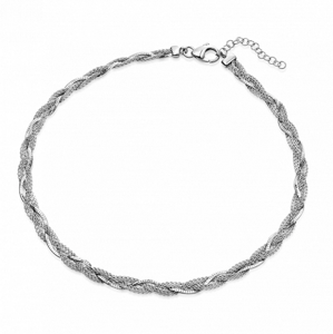 SOFIA stříbrný náhrdelník AMCLC1571-45+5