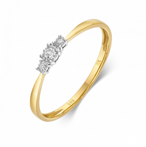 SOFIA DIAMONDS zlatý prsten s diamanty 0,044 ct GEMBG29397-16