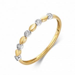 SOFIA zlatý prsten se zirkony GEMBG27954-21