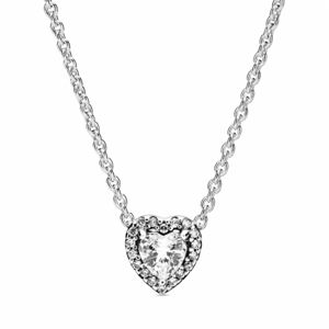 PANDORA náhrdelník s vyvýšeným srdíčkem 398425C01-45