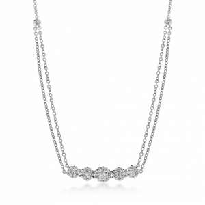 SOFIA stříbrný náhrdelník se zirkony CAMN21049-CZ-SS