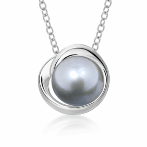 SOFIA stříbrný přívěsek s perlou AEAP2638GFM/R