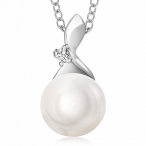 SOFIA stříbrný přívěsek s perlou AEAP9396Z,WFM/R