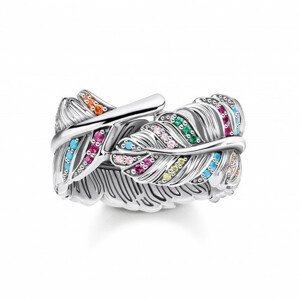 THOMAS SABO prsten Feather silver TR2284-342-7