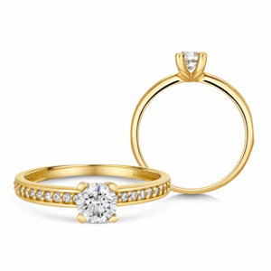 SOFIA zlatý zásnubní prsten ZODLRZ670910XL1
