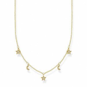 THOMAS SABO náhrdelník Moons & stars KE2074-414-14-L45v