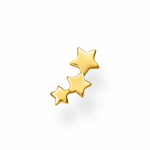 THOMAS SABO kusová náušnice Stars gold H2142-413-39