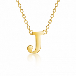 SOFIA zlatý náhrdelník s písmenem J NB9NBG-900J