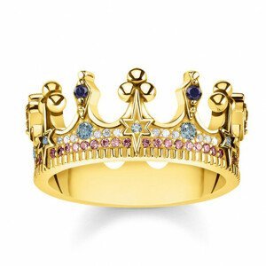 THOMAS SABO prsten Crown gold TR2224-959-7