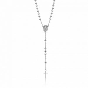 SOFIA stříbrný růženec náhrdelník CONOC81634