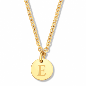 CO88 ocelový náhrdelník s písmenem E C88CN-26142