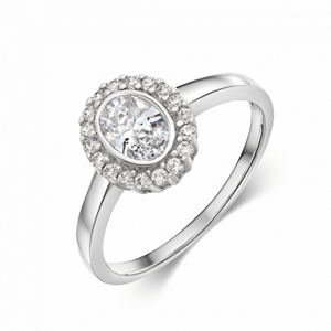 SOFIA stříbrný prsten se zirkony CK50705356109G