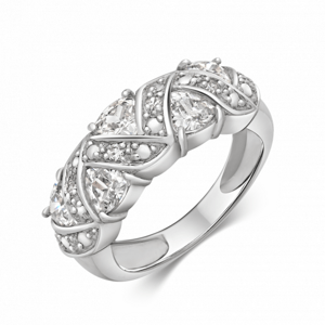 SOFIA stříbrný prsten se zirkony CORZC17891