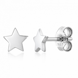 SOFIA stříbrné náušnice hvězdičky COEOA96+COEOA96