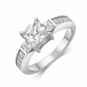 SOFIA stříbrný prsten se zirkony CORZB50017