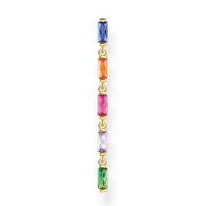 THOMAS SABO kusová náušnice Colourful stones gold H2184-488-7