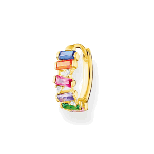 THOMAS SABO kusová náušnice Colourful stones gold CR665-488-7