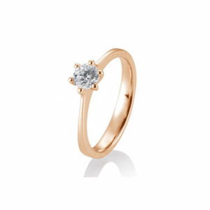 SOFIA DIAMONDS prsten z růžového zlata s diamantem 0,50 ct BE41/84833-R