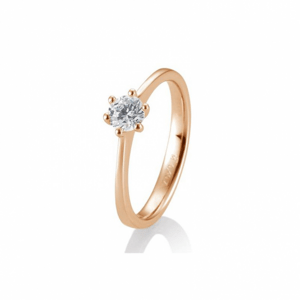 SOFIA DIAMONDS prsten z růžového zlata s diamantem 0,40 ct BE41/84832-R