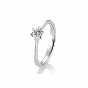 SOFIA DIAMONDS prsten z bílého zlata s diamantem 0,40 ct BE41/84832-W