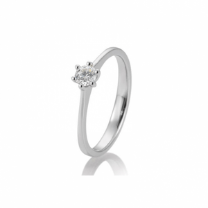 SOFIA DIAMONDS prsten z bílého zlata s diamantem 0,20 ct BE41/85870-W