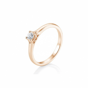 SOFIA DIAMONDS prsten z růžového zlata s diamantem 0,20 ct BE41/05720-R