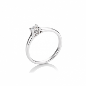 SOFIA DIAMONDS prsten z bílého zlata s diamantem 0,25 ct BE41/05721-W