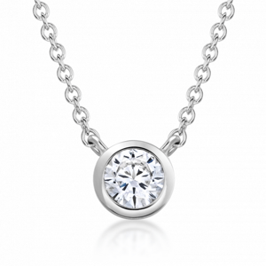 SOFIA stříbrný náhrdelník se zirkonem AESOF-AN0619Z/R