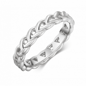 SOFIA stříbrný propletený prsten AEAR4611/R