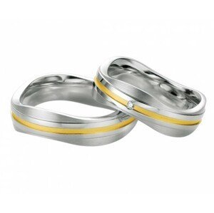 BREUNING stříbrné snubní prsteny BR48/08033 - 34