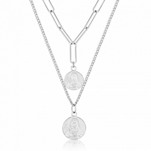 SOFIA stříbrný náhrdelník s Pannou Marií CONOB100484