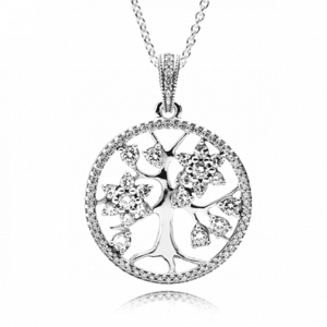 PANDORA stříbrný náhrdelník 390384CZ-80