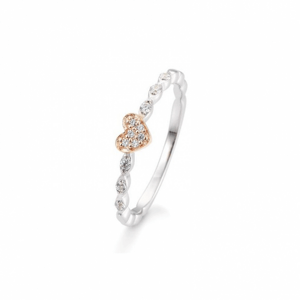 SOFIA DIAMONDS zlatý prsten s diamanty BE41/05710-Y+R