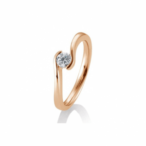 SOFIA DIAMONDS prsten z růžového zlata s diamantem 0,30 ct BE41/85944-R