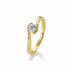 SOFIA DIAMONDS prsten ze žlutého zlata s diamantem 0,50 ct BE41/85946-Y