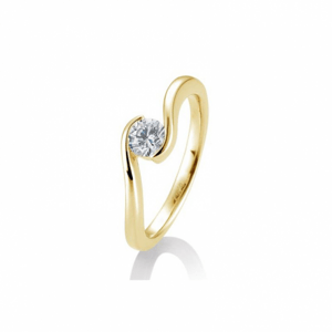 SOFIA DIAMONDS prsten ze žlutého zlata s diamantem 0,40 ct BE41/85945-Y