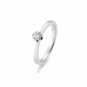 SOFIA DIAMONDS prsten z bílého zlata s diamantem 0,15 ct BE41/05952-W