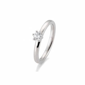 SOFIA DIAMONDS prsten z bílého zlata s diamantem 0,25 ct BE41/05990-W