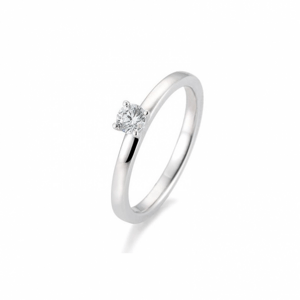 SOFIA DIAMONDS prsten z bílého zlata s diamantem 0,25 ct BE41/05993-W