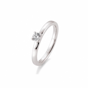 SOFIA DIAMONDS prsten z bílého zlata s diamantem 0,20 ct BE41/05992-W