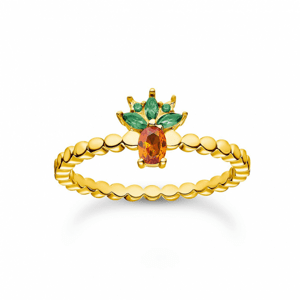 THOMAS SABO prsten Pineapple gold TR2352-472-7