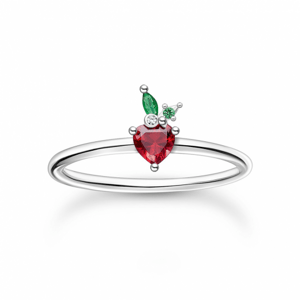 THOMAS SABO prsten Strawberry silver TR2350-699-7